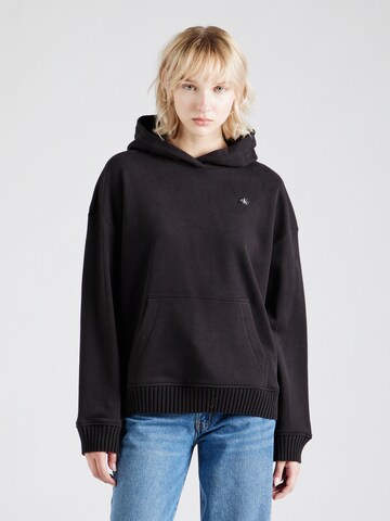 Calvin Klein Jeans Sweatshirt in Black: front