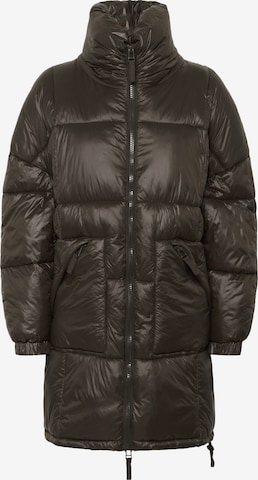 SAINT TROPEZ Vinterfrakke 'Florine ' i brun: forside