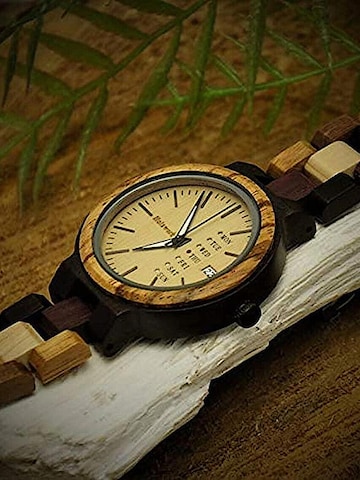 Holzwerk - Reloj analógico 'TREBBIN' en marrón