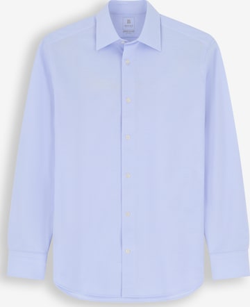 Coupe regular Chemise Boggi Milano en bleu : devant
