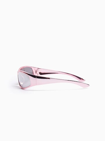 Lunettes de soleil Bershka en rose