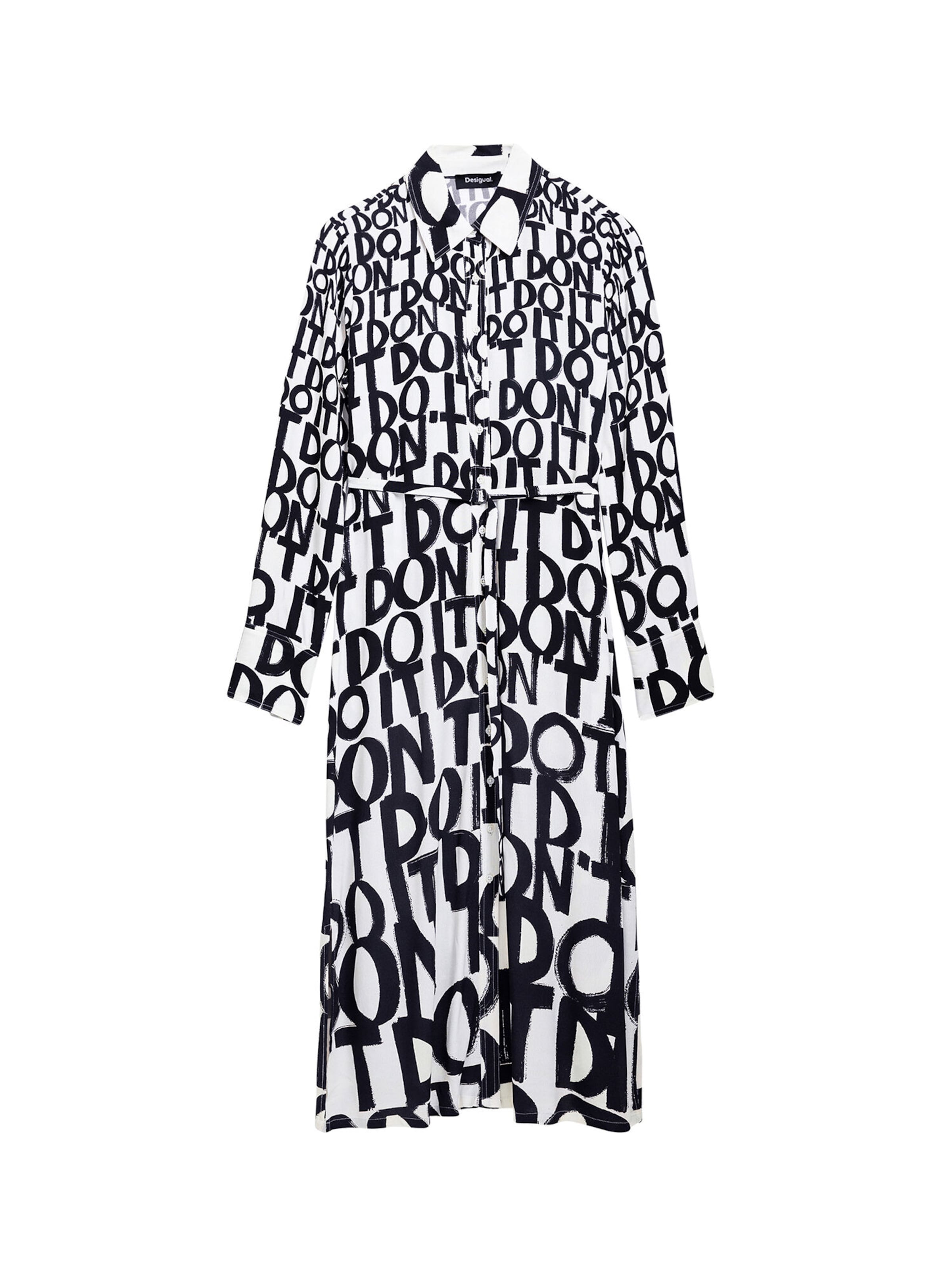 Desigual Obleka | črna barva: sprednja stran