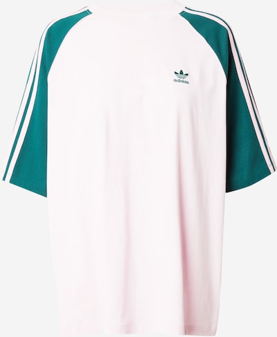ADIDAS ORIGINALS Тениска в смарагдово зелено / пастелно розово, Преглед на продукта