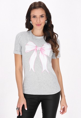 faina Shirt in Grijs: voorkant