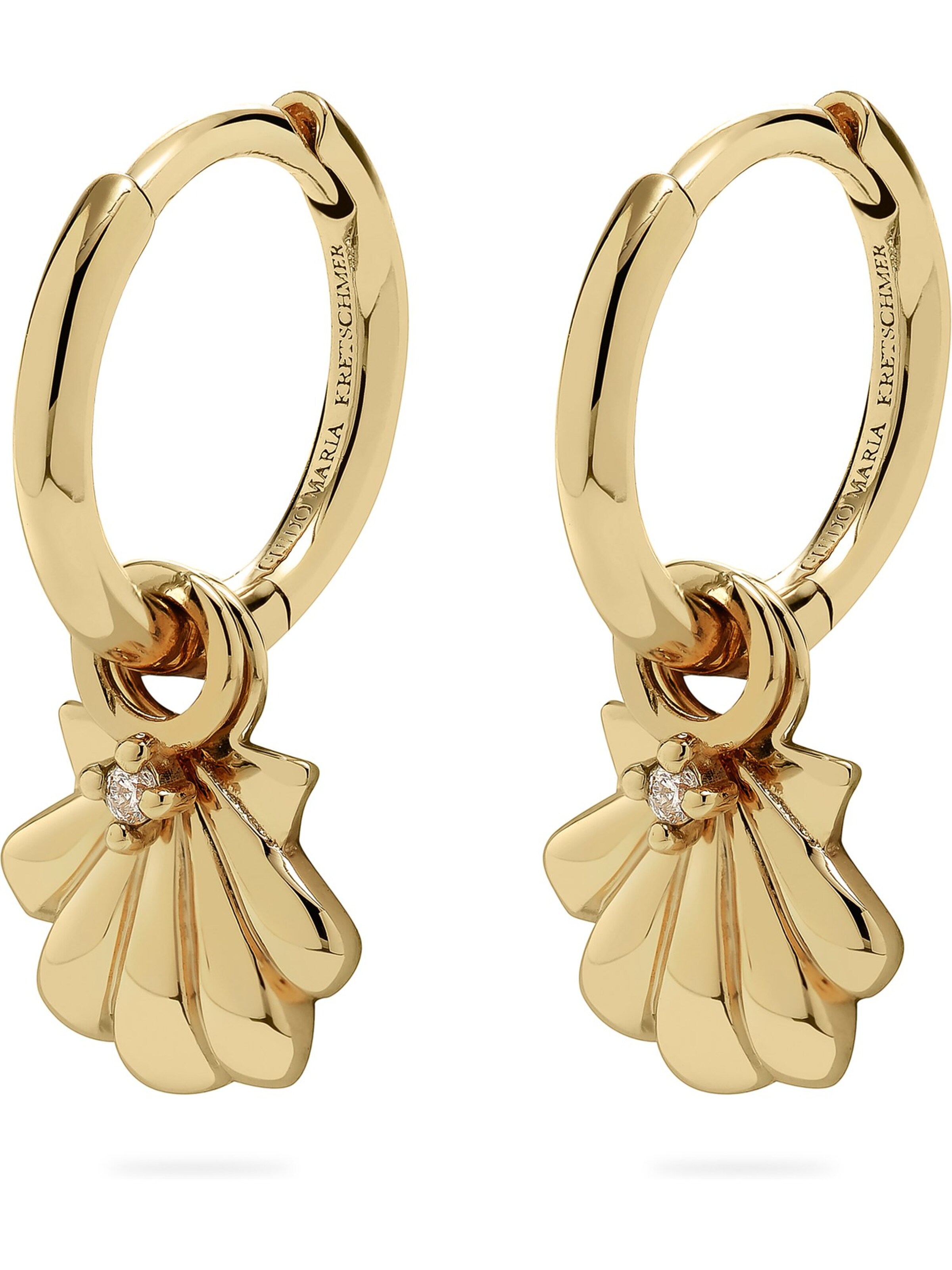 Guido Maria Kretschmer Jewellery Ohrringe in Gold: Vorderseite