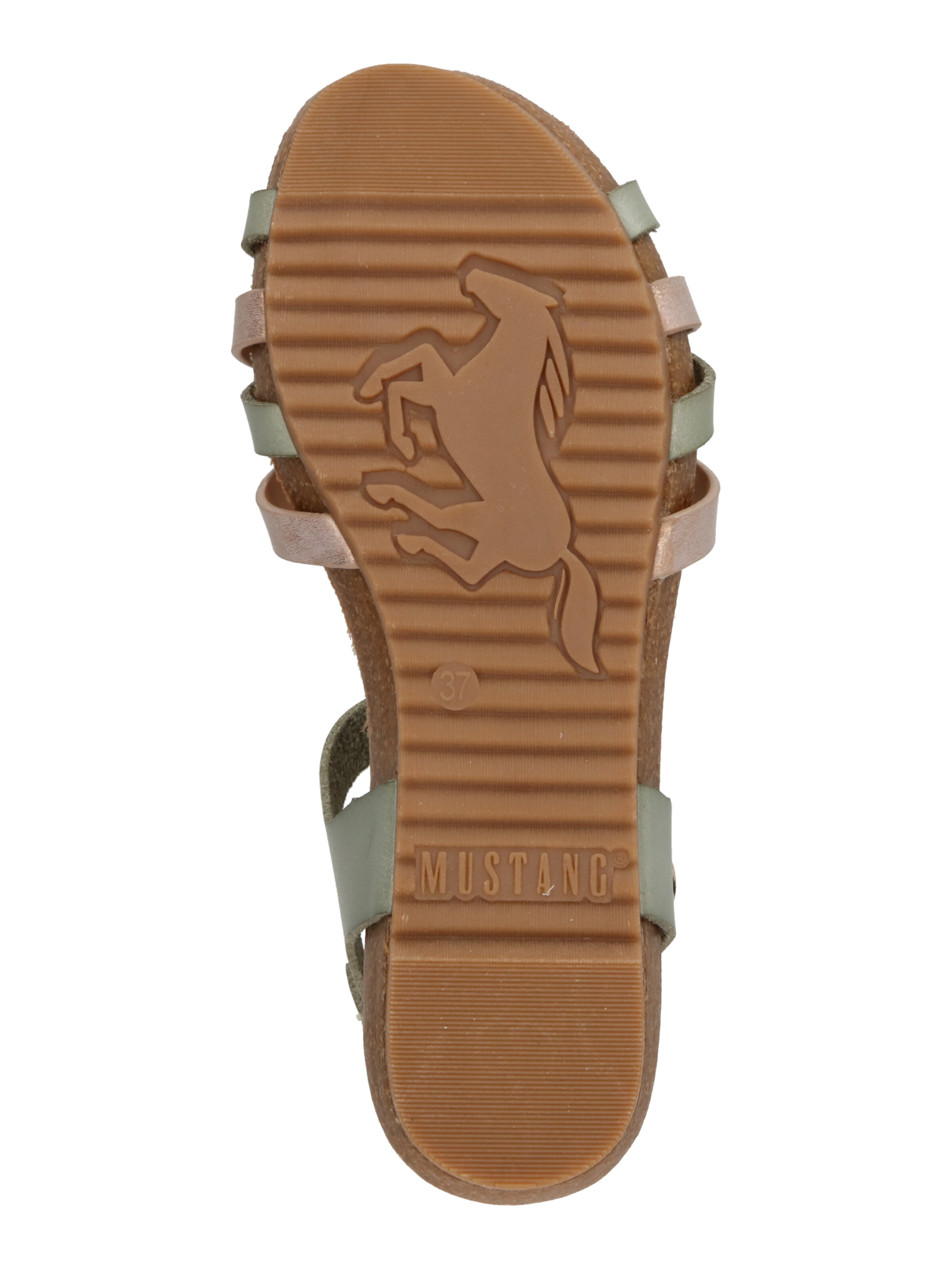 MUSTANG Sandaal, värv roheline