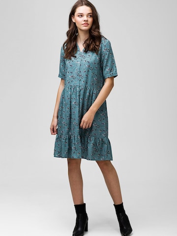 4funkyflavours Shirt Dress 'Wildfires' in Blue