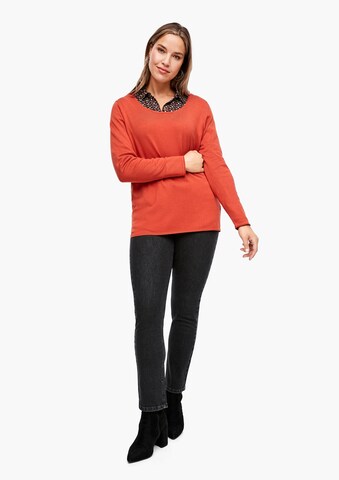 TRIANGLE Sweater in Orange: front