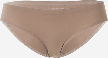 Slip SCHIESSER en marron : devant