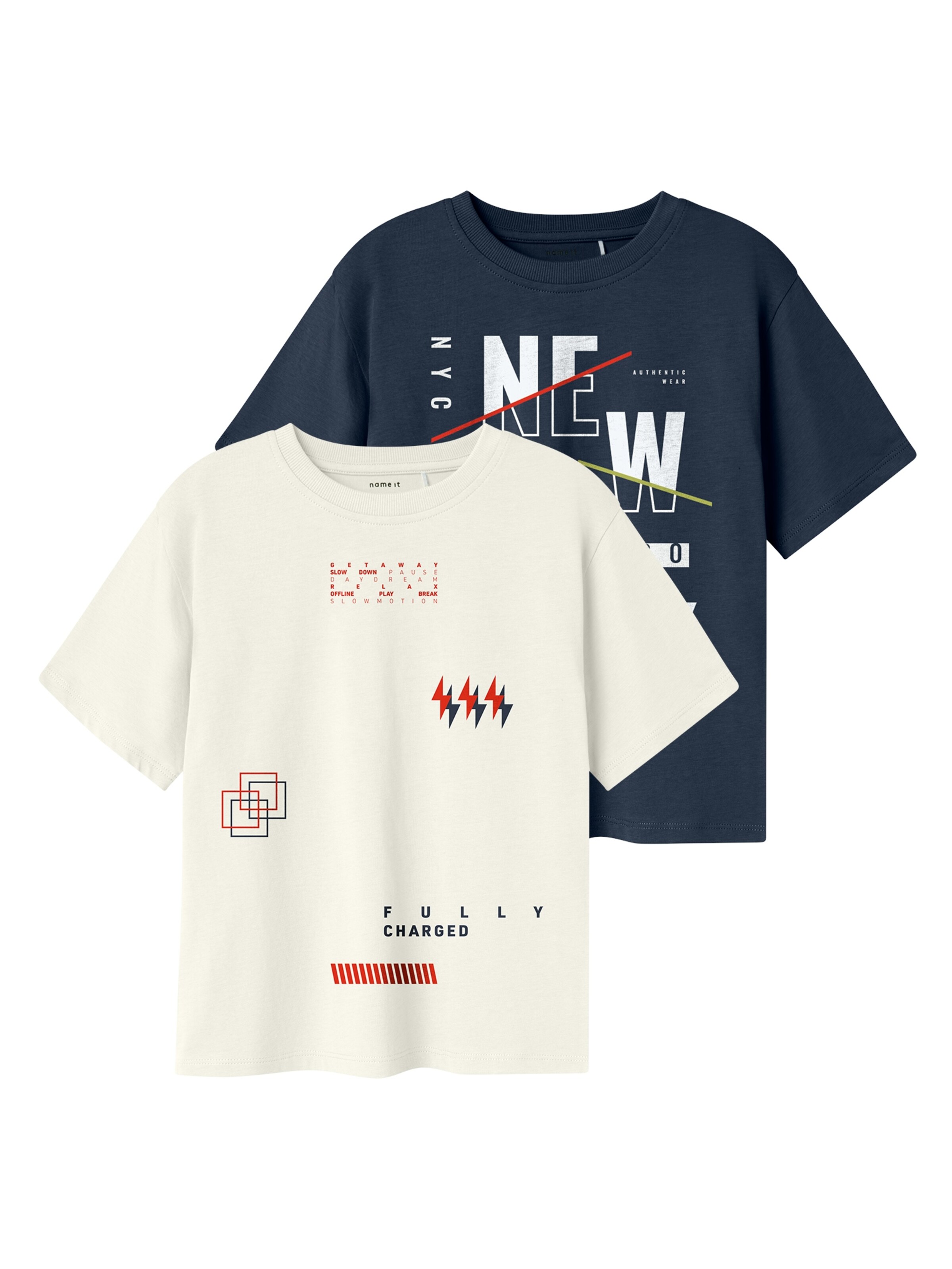 NAME IT T-Shirt in Blau: Vorderseite