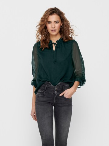 ONLY Blouse 'ONLLORENA' in Green: front