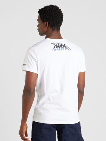 T-Shirt CAMP DAVID en blanc