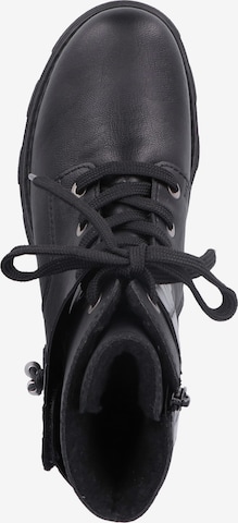 Rieker Lace-Up Ankle Boots in Black