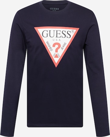 Maglietta di GUESS in blu: frontale