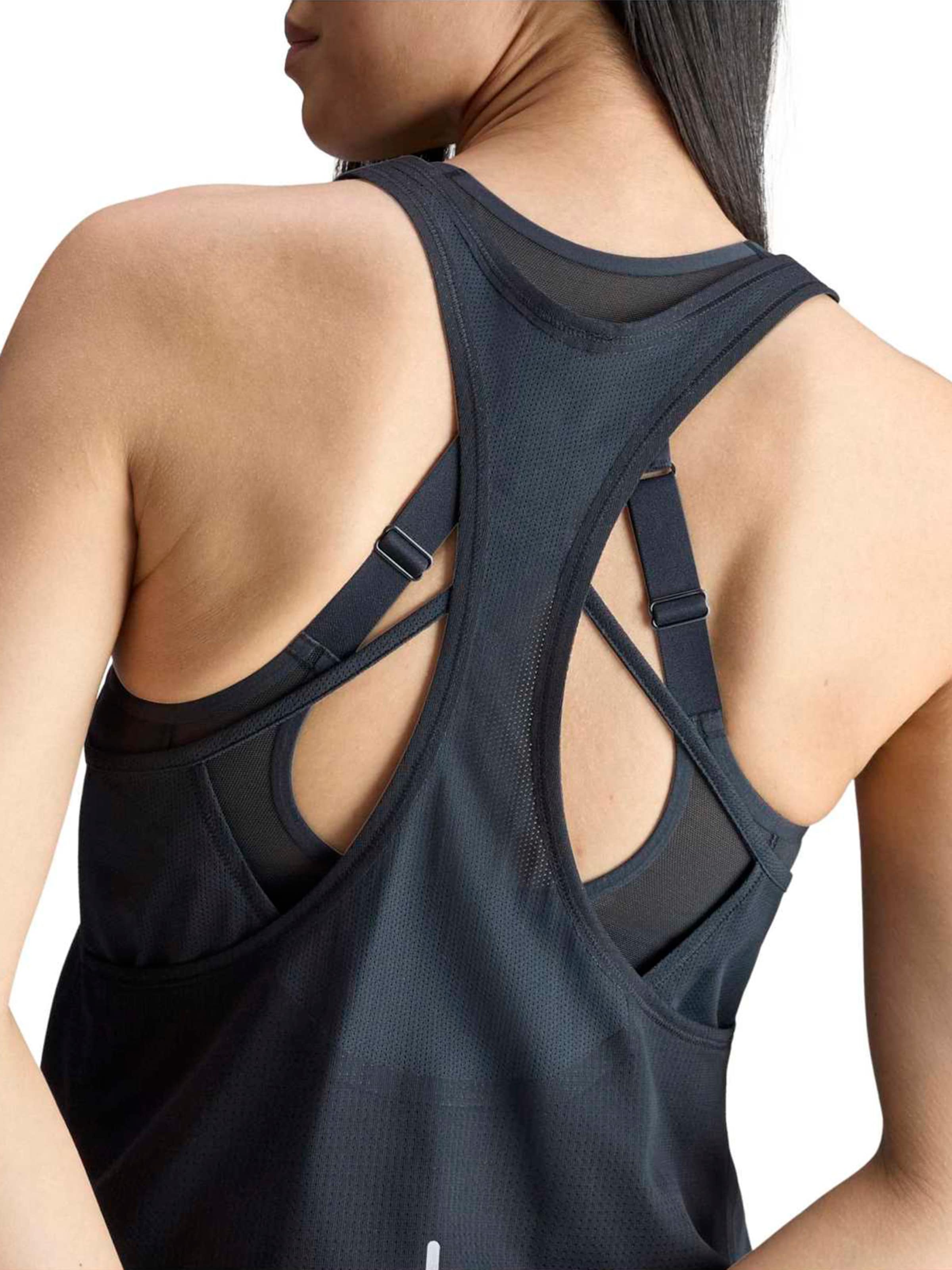 ADIDAS BY STELLA MCCARTNEY Спортен топ в черно