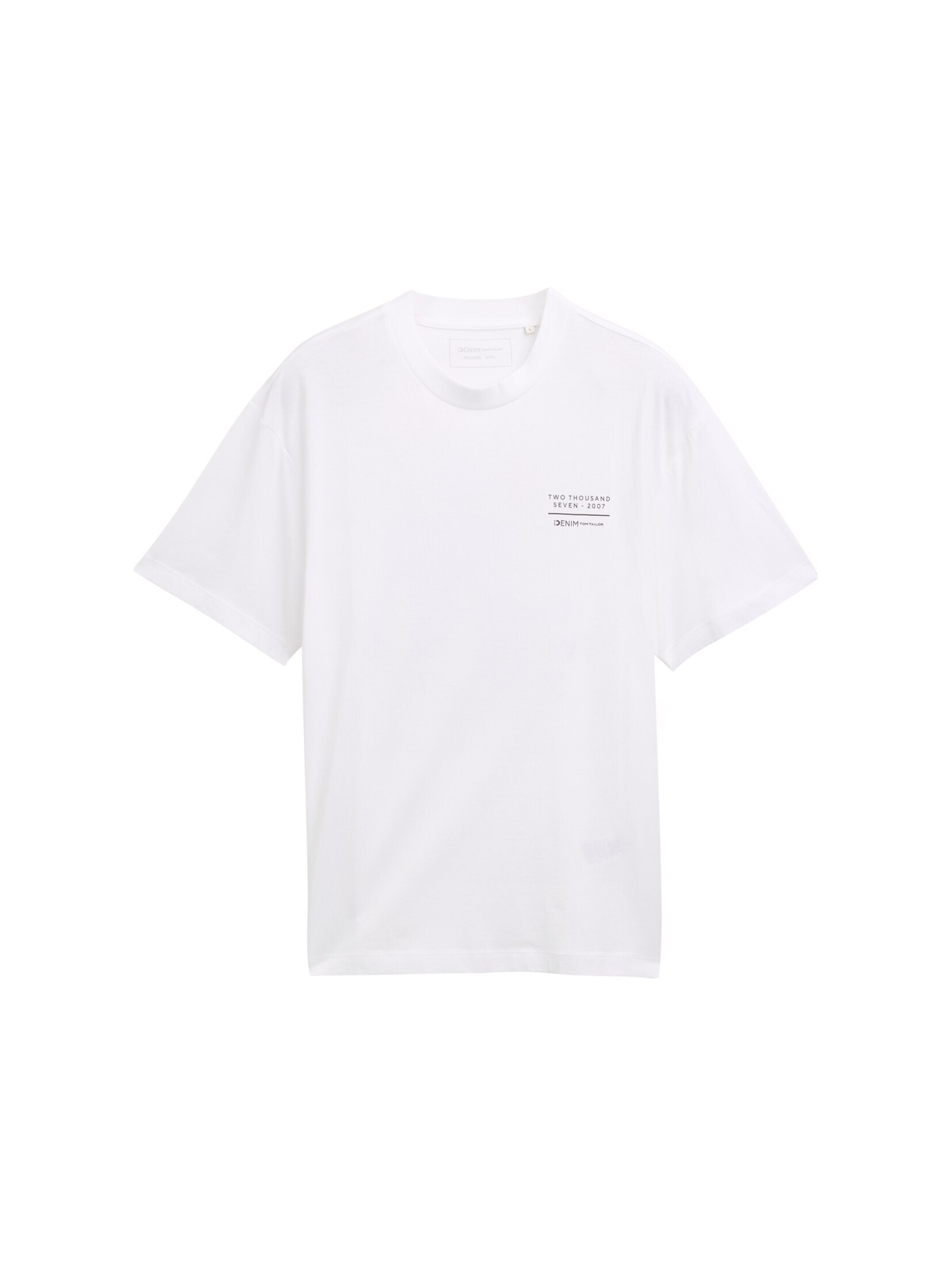 TOM TAILOR DENIM Shirt in White: front