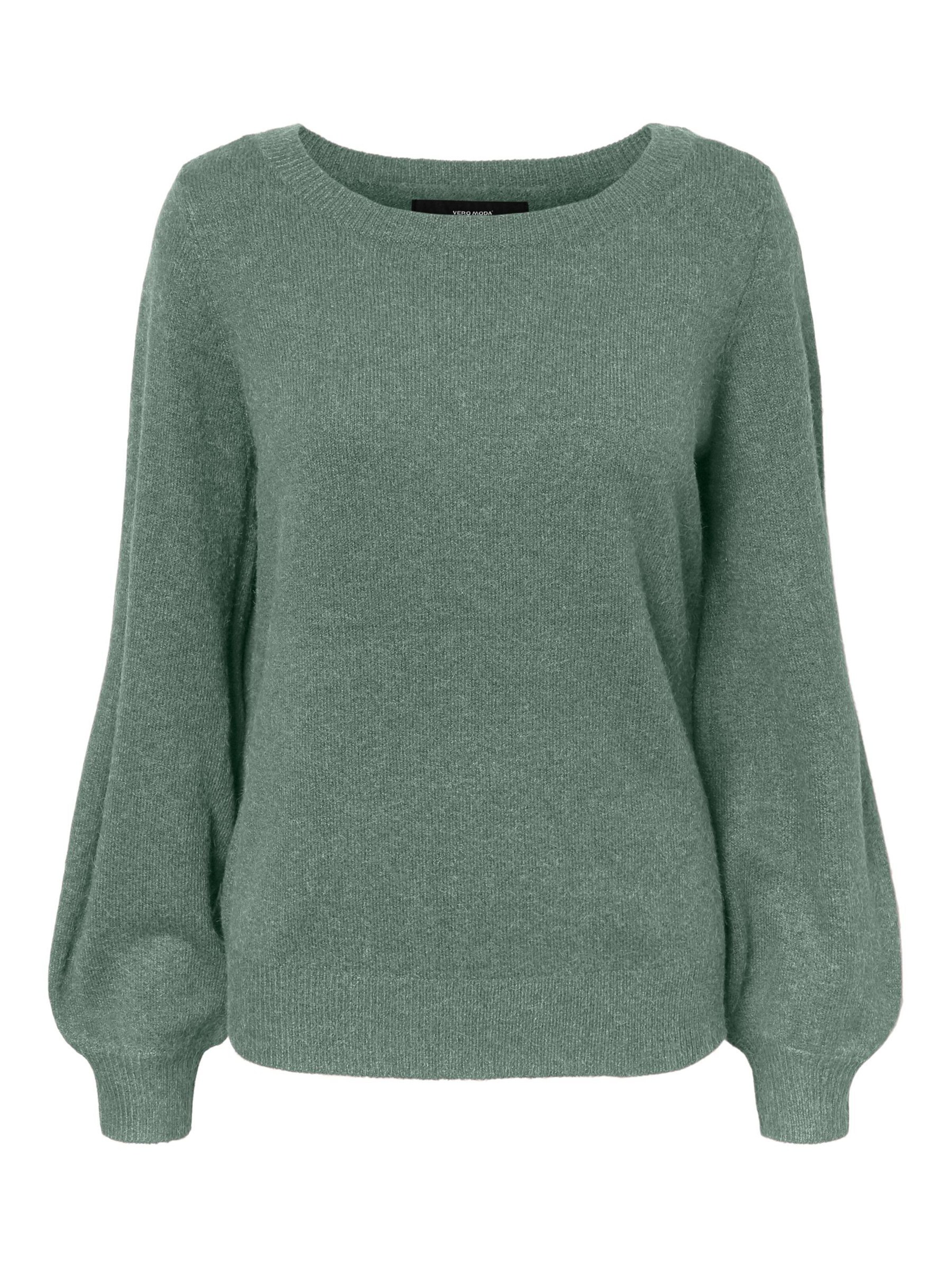 VERO MODA Svetr 'Brilliant' – zelená: přední strana