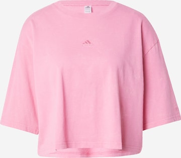 ADIDAS SPORTSWEAR - Camisa funcionais 'ALL SZN' em rosa: frente