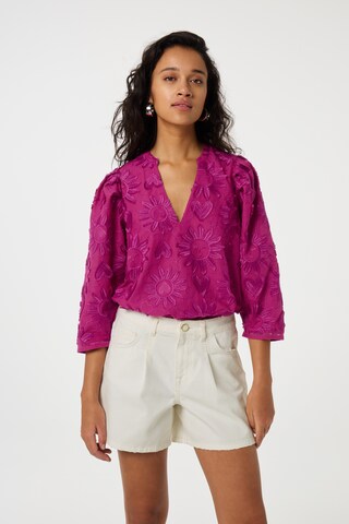 Regular Pantalon Fabienne Chapot en blanc : devant