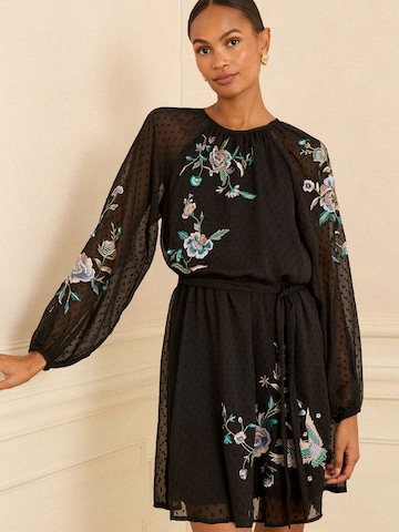 love & roses - Vestido en negro