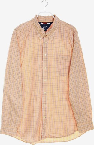 TOMMY HILFIGER Button Up Shirt in XXL in Orange: front