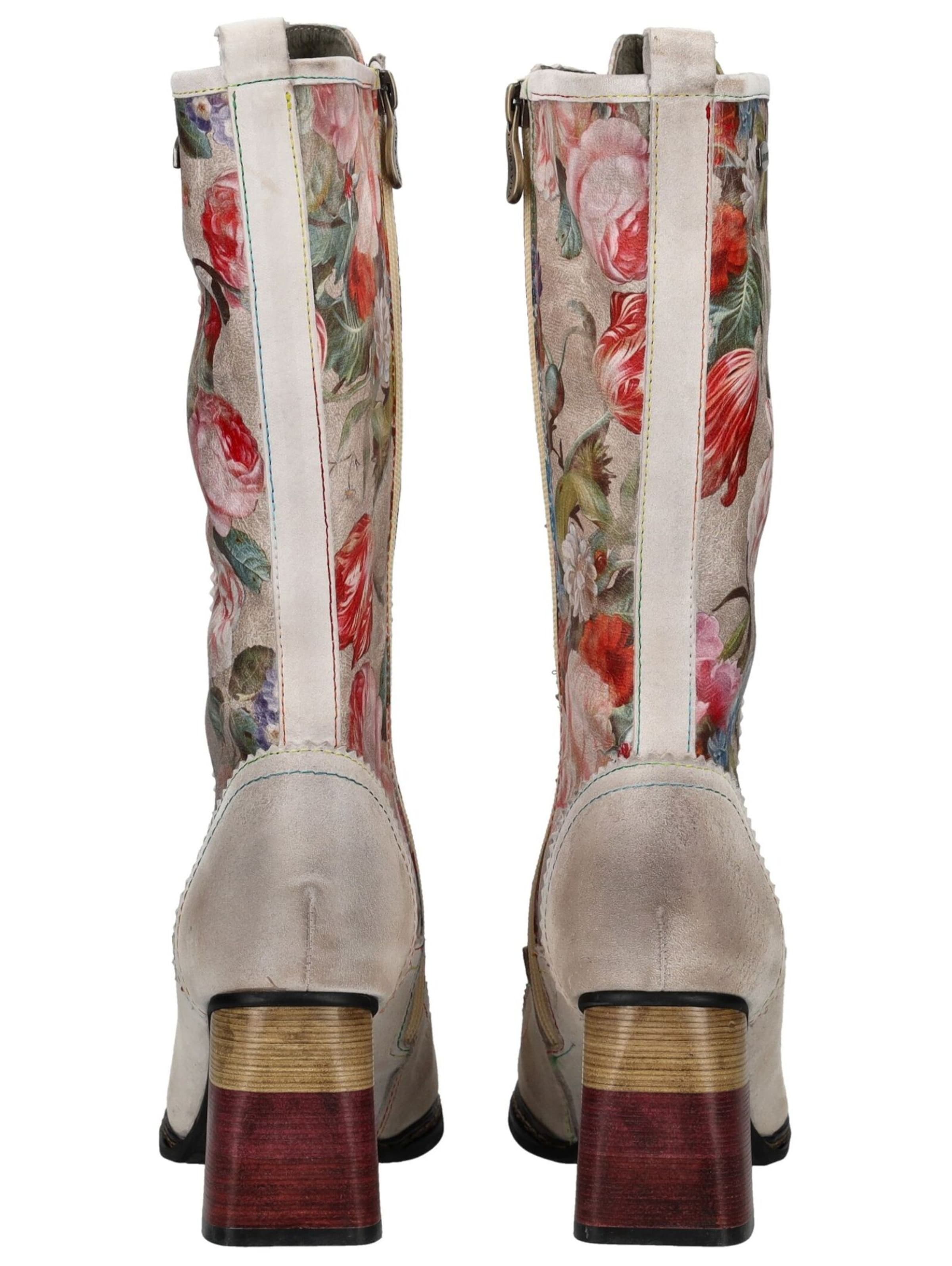 Bottes à lacets Laura Vita en beige