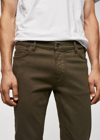 MANGO MAN Skinny Jeans 'Billy' in Grün