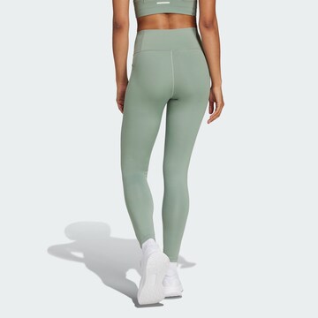 ADIDAS PERFORMANCE Skinny Workout Pants 'Essentials' in Green