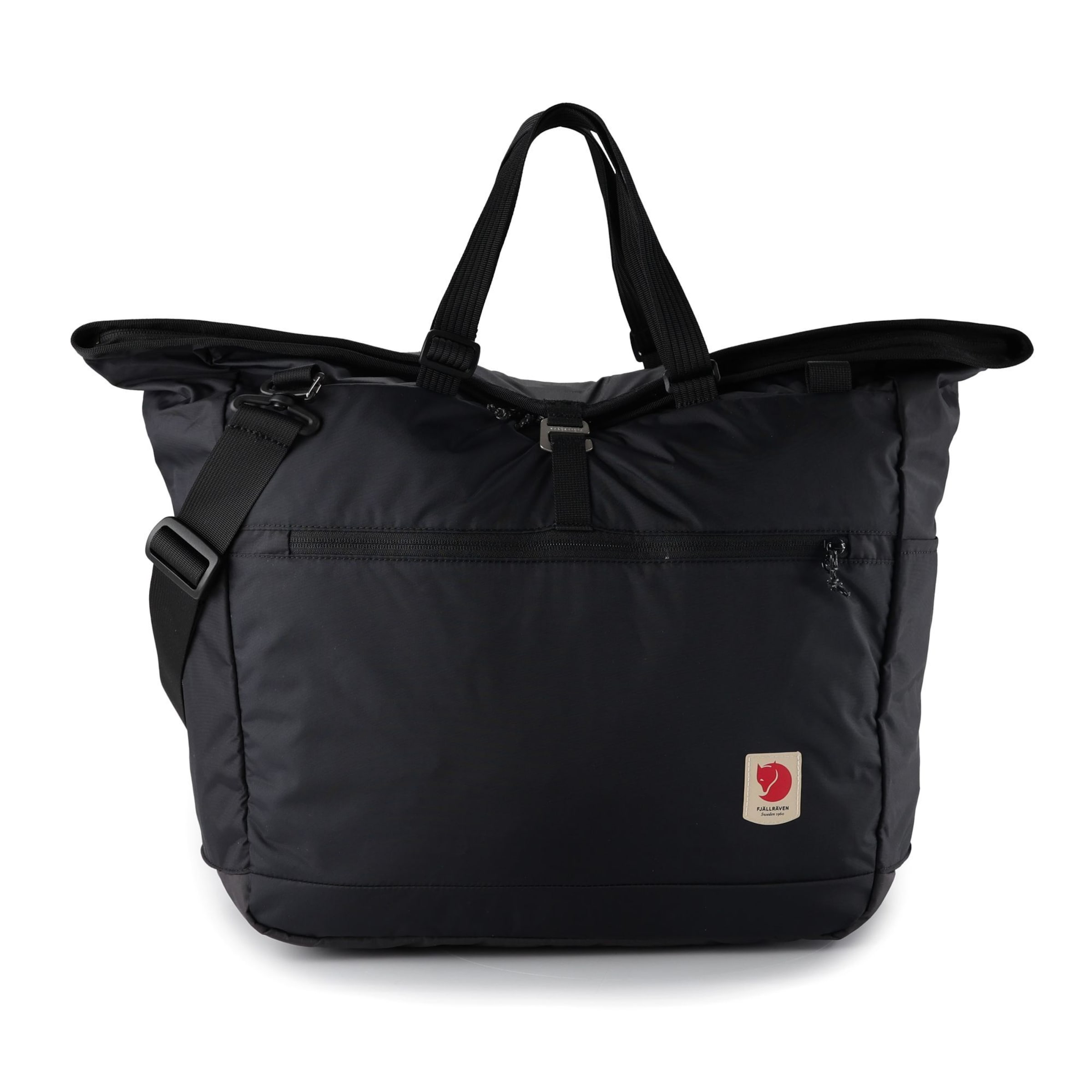 Fjällräven Shopper in Schwarz: Vorderseite