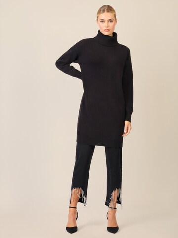 APART Knitted dress in Black