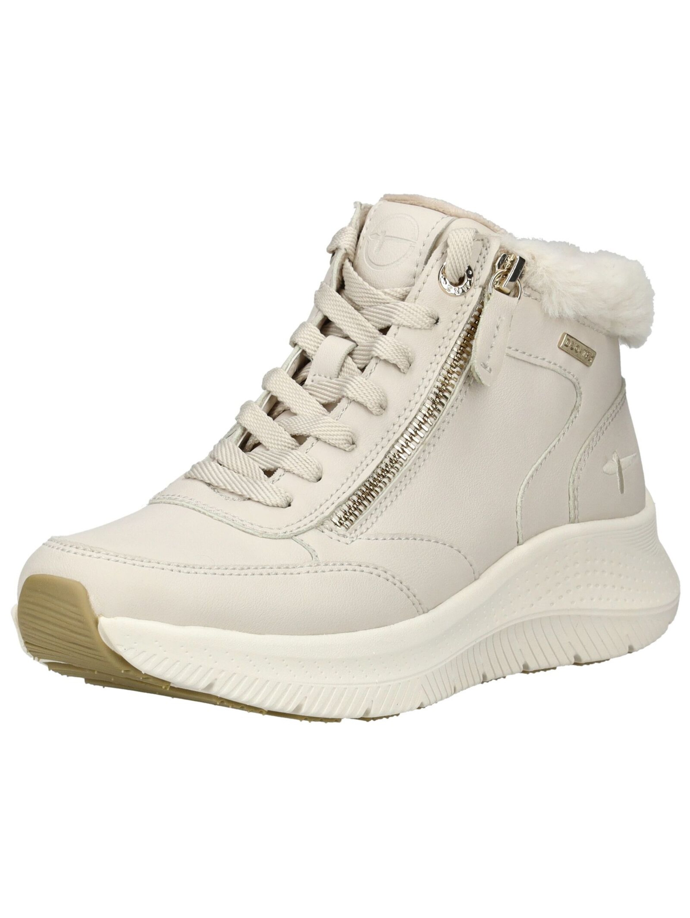 Stivaletto stringato di Tamaris in beige: frontale