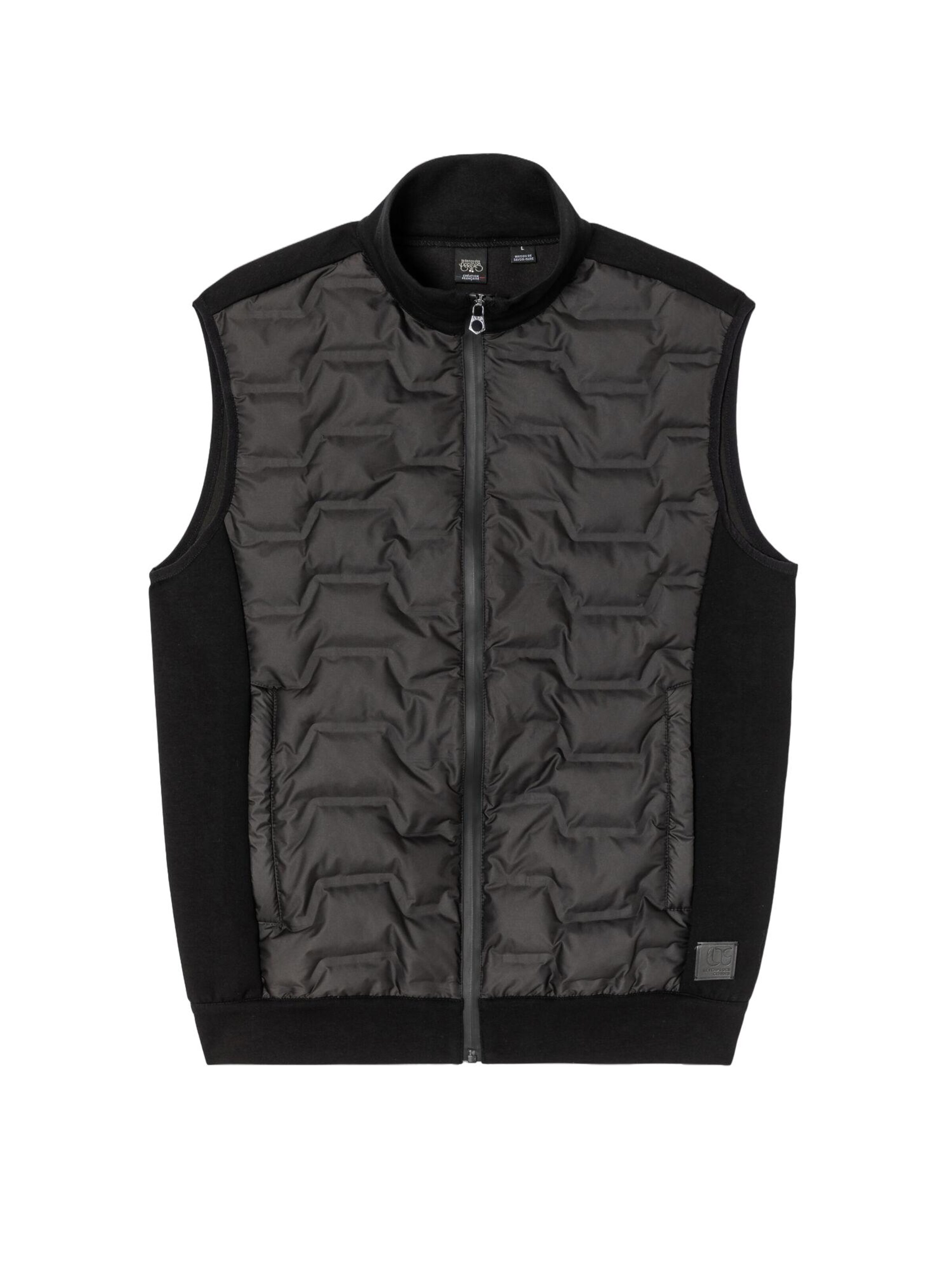 Le Temps Des Cerises Vest 'GIBUS' in Black: front