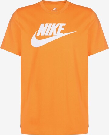 Nike Sportswear - Camisa 'Futura' em laranja: frente