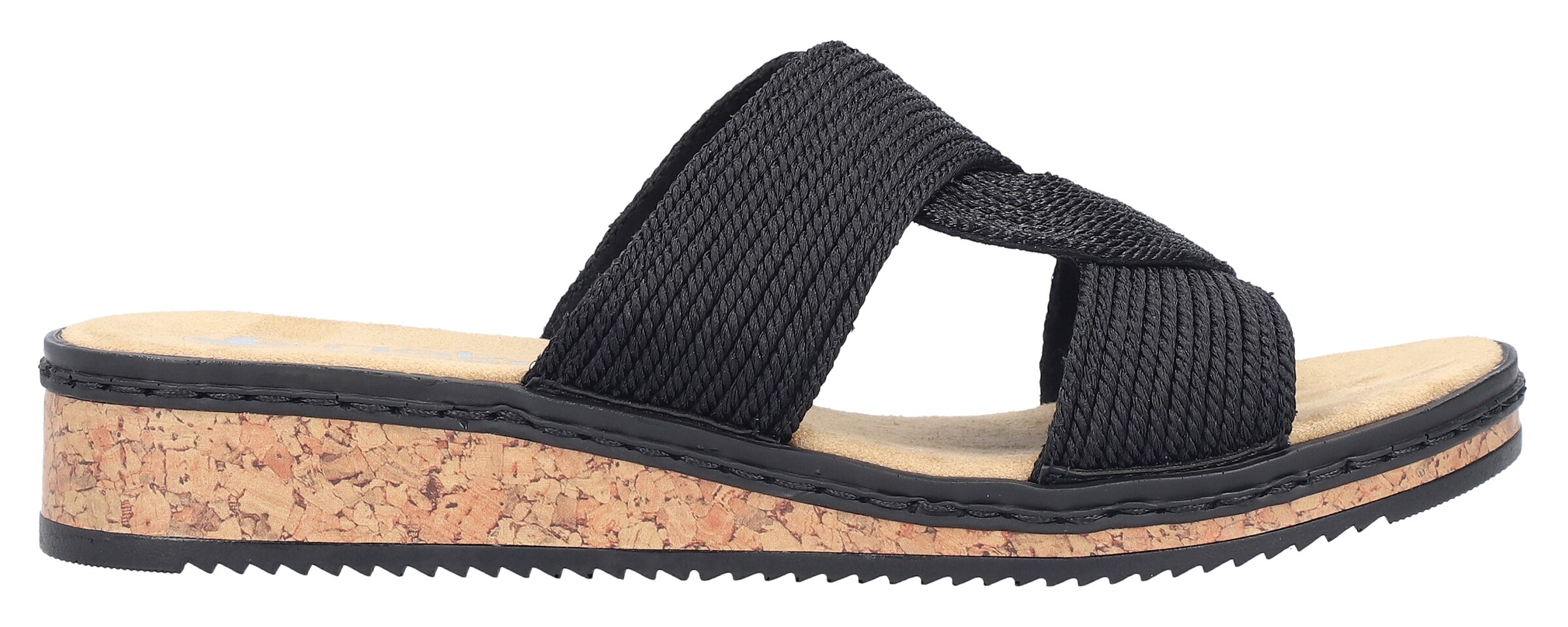 Rieker Pantolette in Schwarz