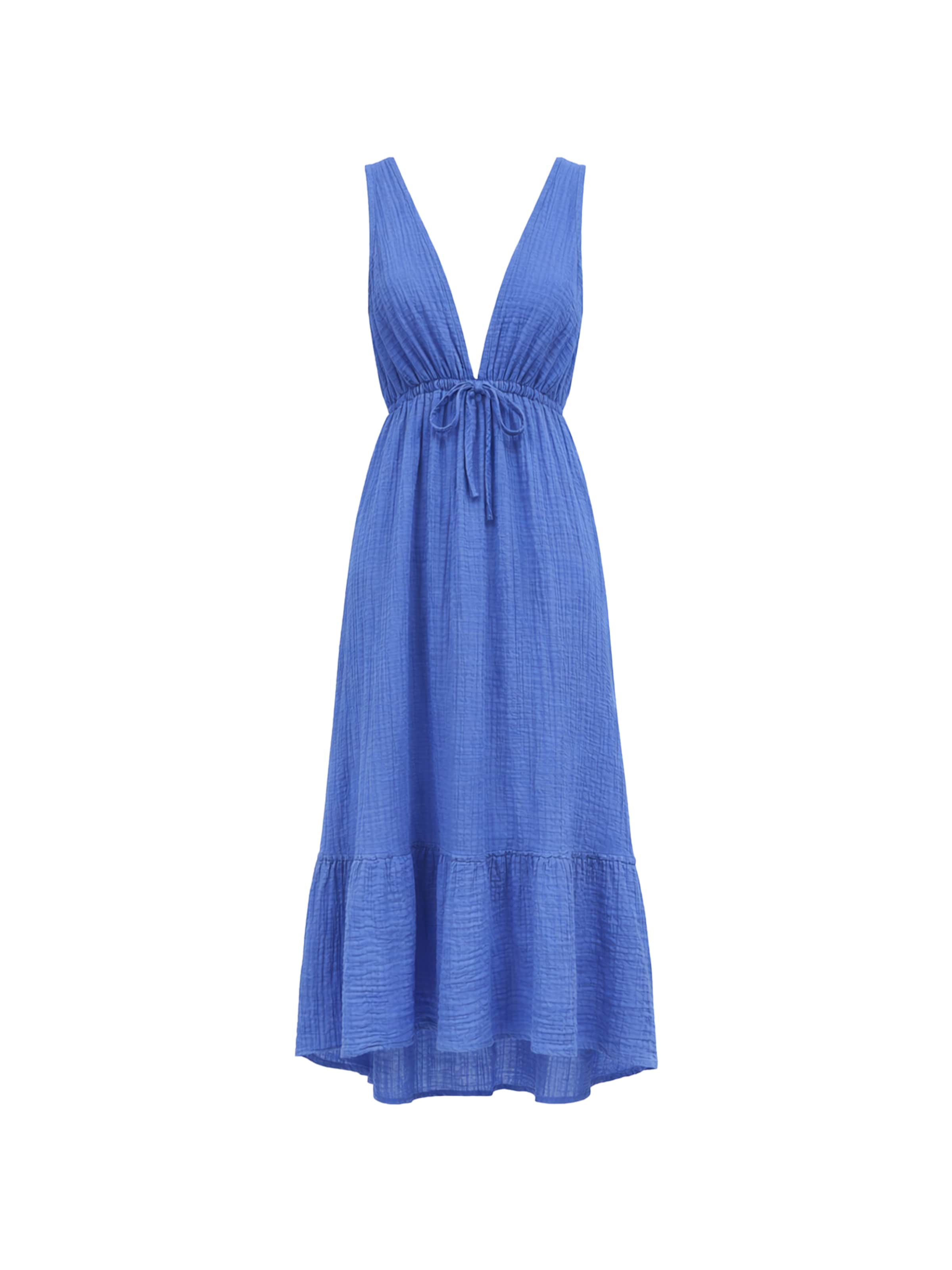 Haris Cotton Kleid‌‌ in Blau: Vorderseite
