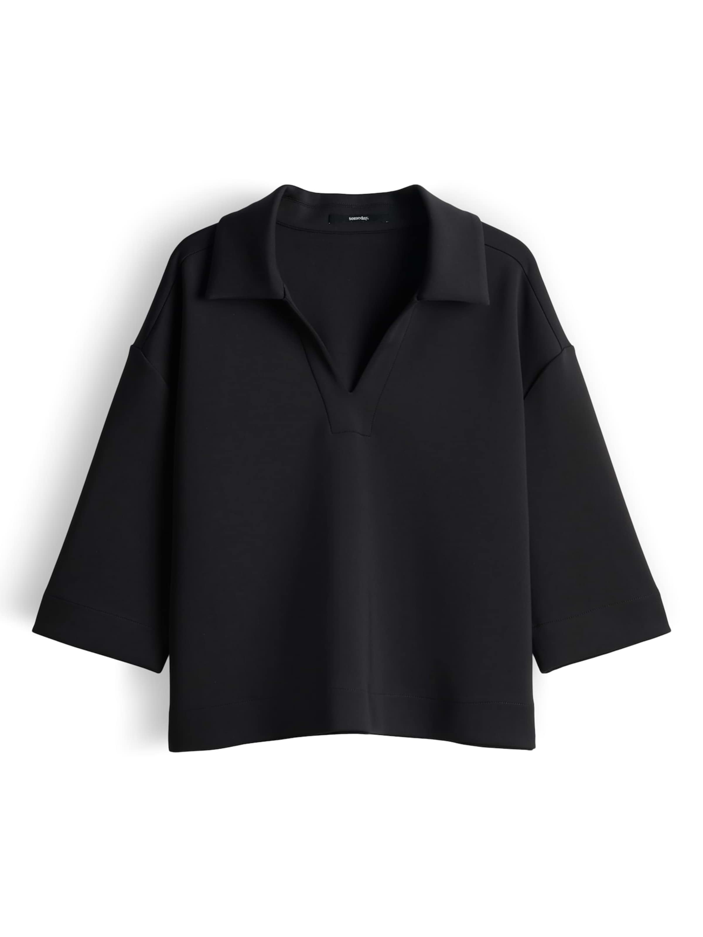 Someday Sweatshirt 'Uvana' in Schwarz: Vorderseite