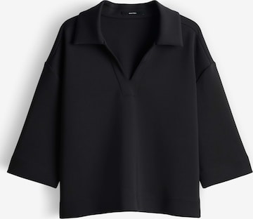 Bluză de molton 'Uvana' de la Someday pe negru: față