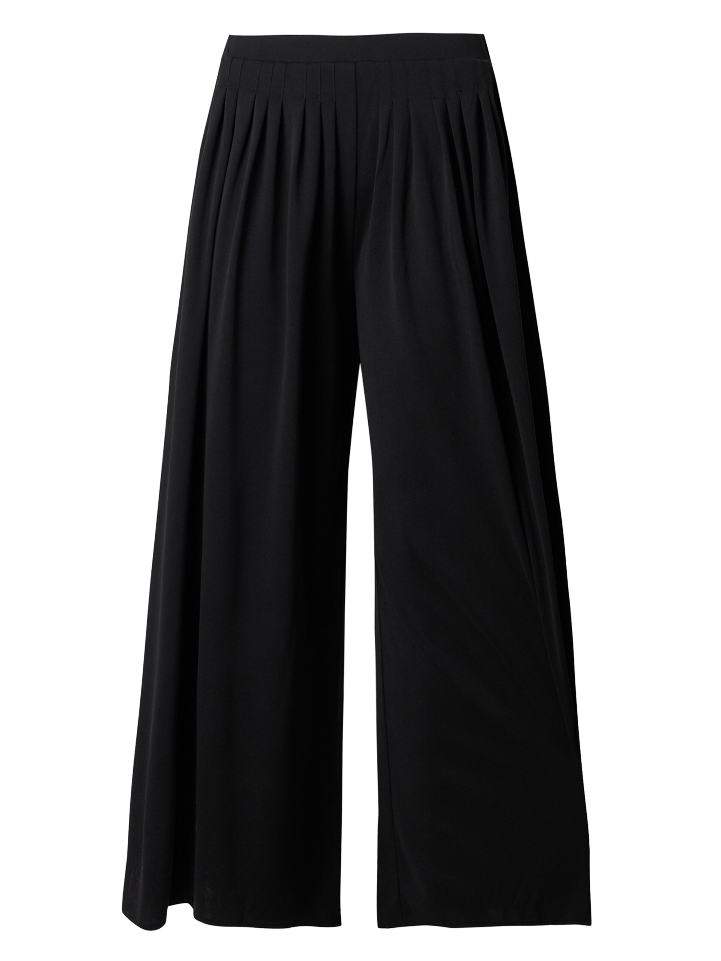 MM by Max Mara Широкий Брюки со складками 'CICALA' в Черный: спереди
