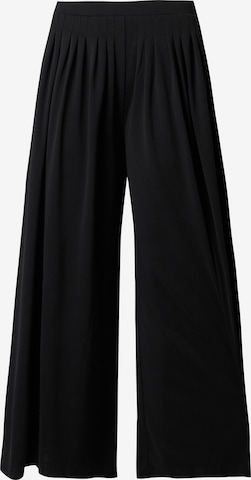 MM by Max Mara Широкий Брюки со складками 'CICALA' в Черный: спереди