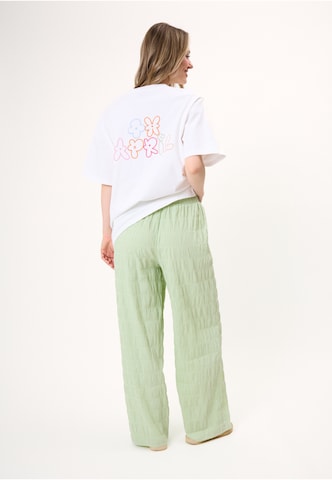 OH APRIL Shirt 'Flower' in Wit