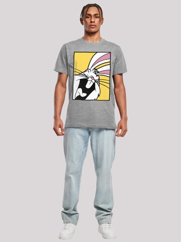 T-Shirt 'Looney Tunes Bugs Bunny Laughing' F4NT4STIC en gris