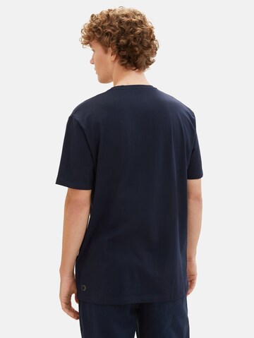 Tricou de la TOM TAILOR DENIM pe albastru