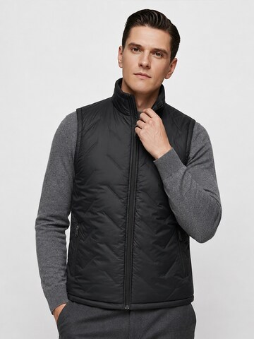 ALLTHEMEN Vest 'Wendekreis' in Black