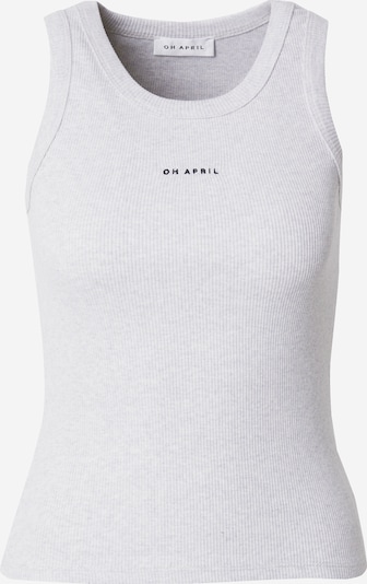 Palaidinė be rankovių 'Dara' iš OH APRIL, spalva – šviesiai pilka / juoda, Prekių apžvalga