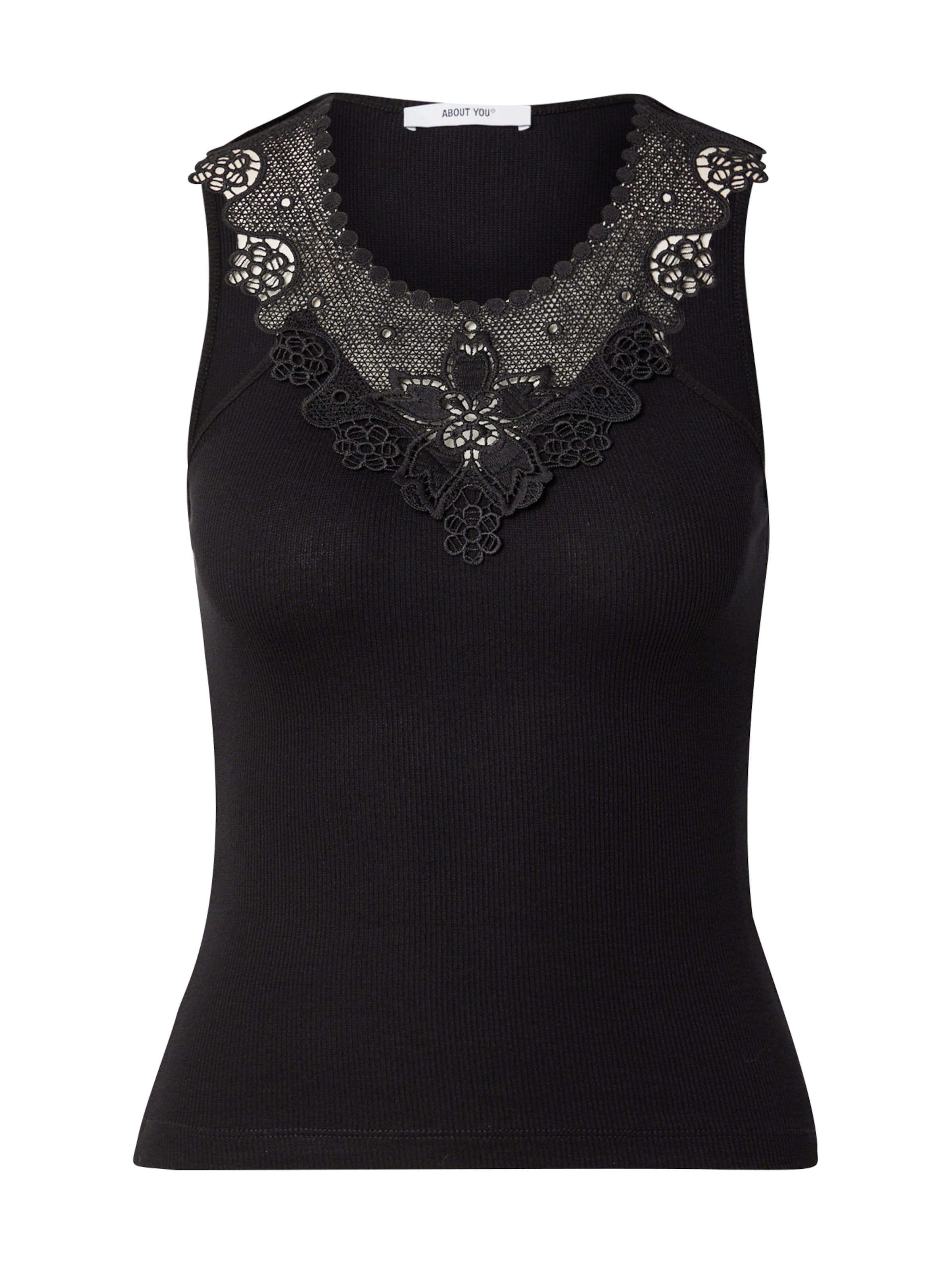 ABOUT YOU Top 'Paige' in Black: front
