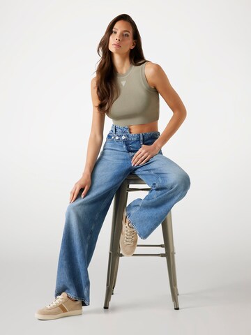GUESS Knitted Top 'Alexia' in Green
