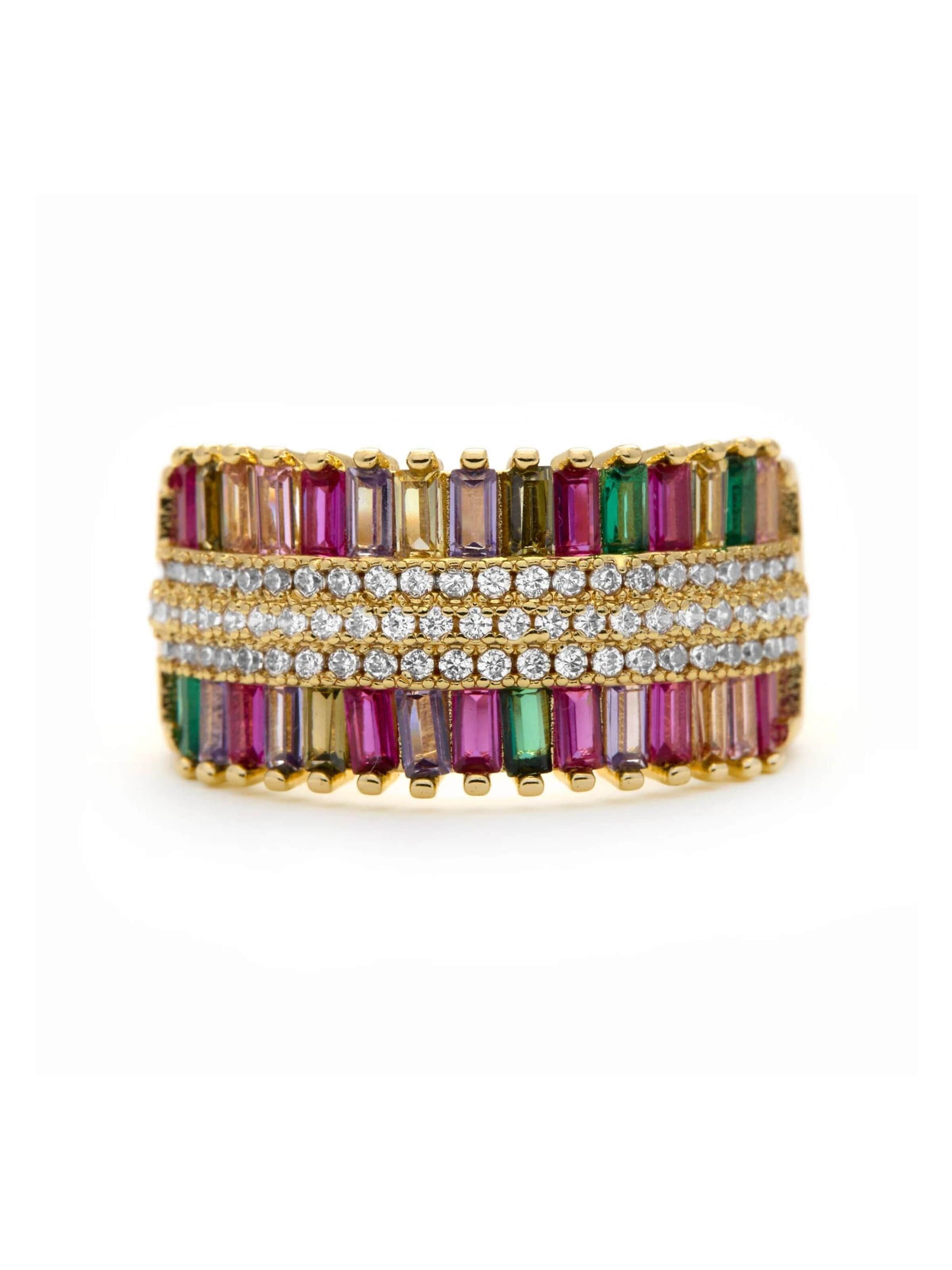 Bague 'Maku' Luxenter en mélange de couleurs