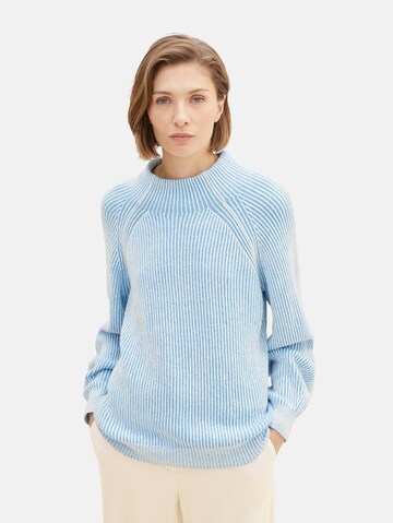 TOM TAILOR Pullover in Blau: predná strana