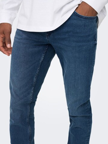 Only & Sons Slimfit Jeans 'Loom' in Blau