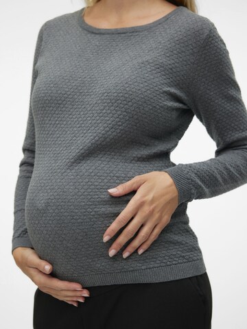 Vero Moda Maternity Sweater 'VMMCare' in Grey